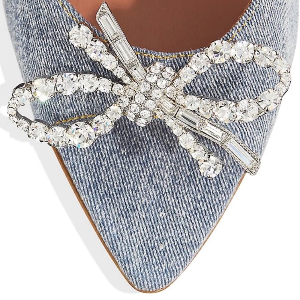 Amina Muaddi Rosie Denim Mules - Size 40
Brand new in Box - Picture 8 of 8